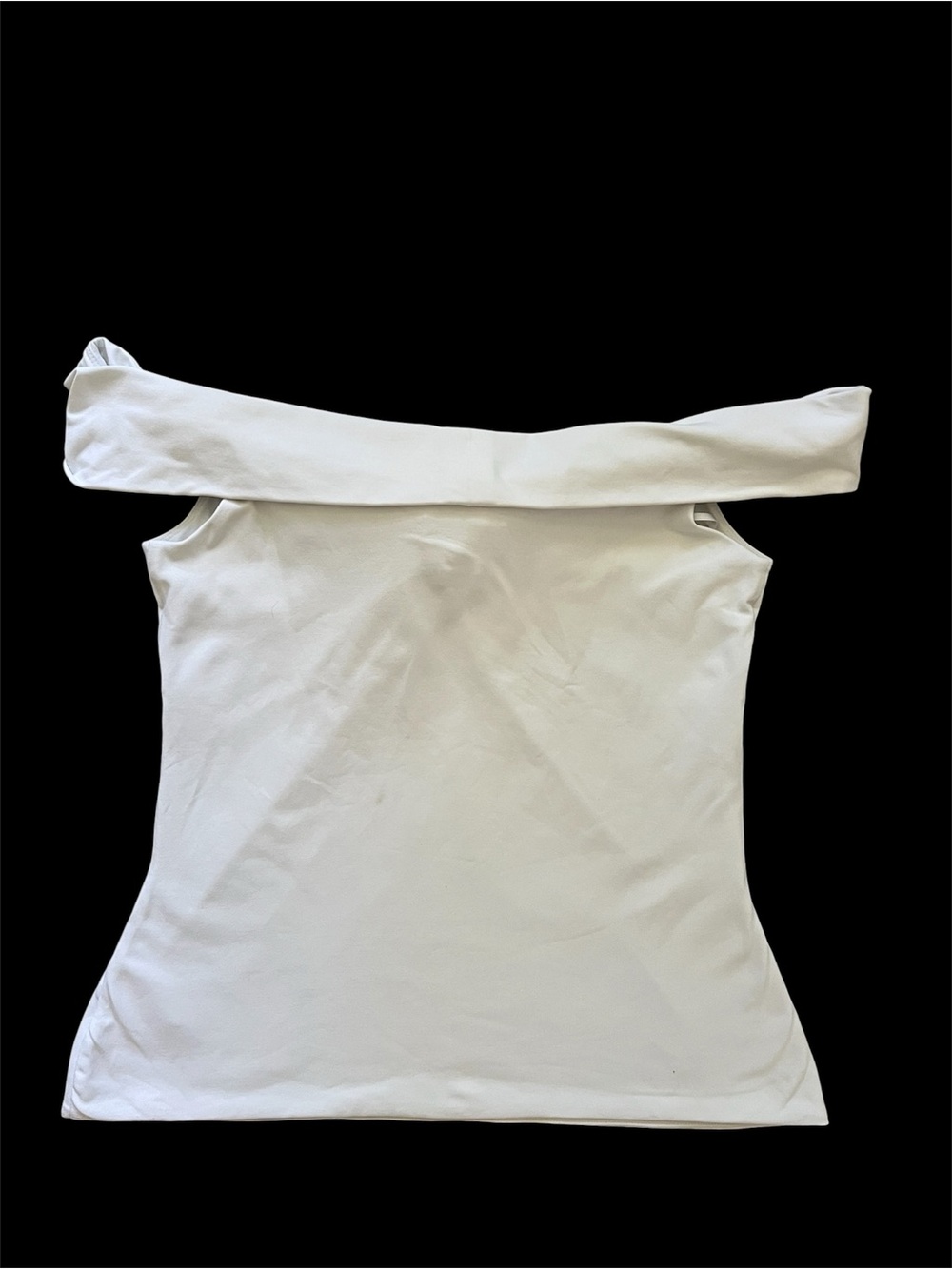 Aritzia Contour White Off Shoulder Twist Top - Picture 4 of 8